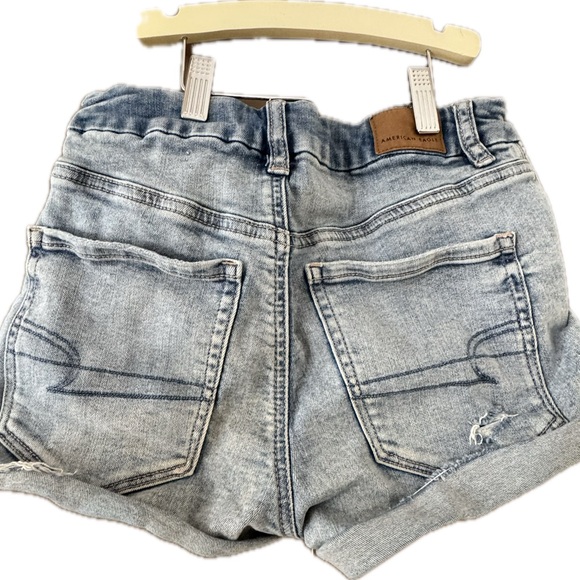 American Eagle Outfitters Light Blue short Jean Shorts - Picture 2 of 7